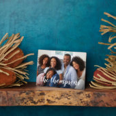 ファミリ名オーバーレイ写真 フォトプラーク (側面)