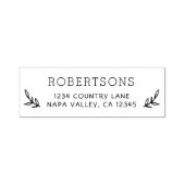 ファミリ名カスタム差出人住所 セルフインキングスタンプ (デザイン)