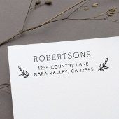 ファミリ名カスタム差出人住所 セルフインキングスタンプ