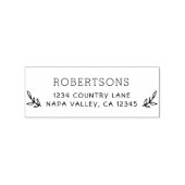 ファミリ名カスタム差出人住所 ラバースタンプ (インプリント)