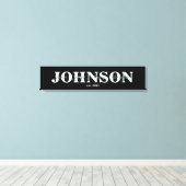 ファミリ名キャンバス キャンバスプリント (インサイチュ (ウッドフロア))