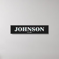 ファミリ名キャンバス