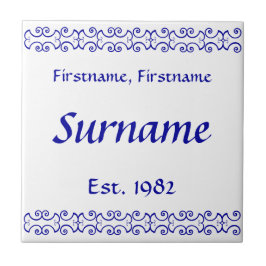 ファミリ名タイル – ビクトリアン タイル