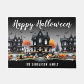 ファミリ名ハッピーハローウィン ドアマット (正面)