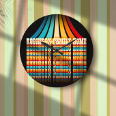 ファミリ名モダンヴィンテージレトロスタイルのパーソナライズ ラージ壁時計