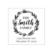 ファミリ名リースアドレスの登録 ラバースタンプ (インプリント)