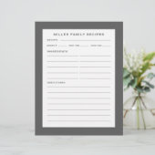 ファミリ名レシピ挿入 |グレーシンプルとホワイト (スタンド正面)