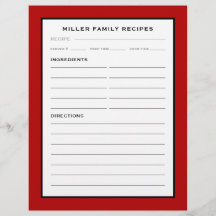 ファミリ名レシピ挿入 |赤と白