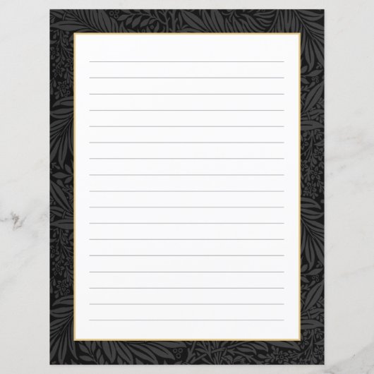 [ファミリ名レシピ]ページ | ヴィンテージブラックフローラ (裏面)