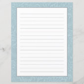 [ファミリ名レシピ]ページ | ヴィンテージ青フローラ (裏面)