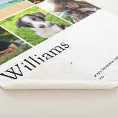 ファミリ名定義フォトコラージュおもしろい シェルパブランケット (3/4)