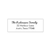 ファミリ名差出人住所 セルフインキングスタンプ (デザイン)