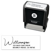 ファミリ名差出人住所 セルフインキングスタンプ (インサイチュ)