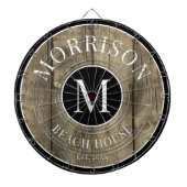 ファミリ名素朴Wood ダーツボード (正面)