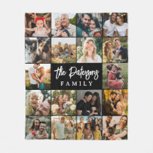 ファミリ名18フォトコラージュモダンブエレガントラック