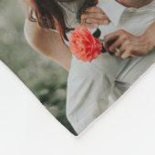 ファミリ名18フォトコラージュモダンブエレガントラック フリースブランケット (角)