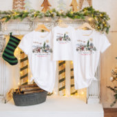 ファミリ名 | かわいい家族の懇親会クリスマス Tシャツ