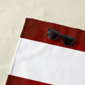 ファミリ名 |カナダメープルリーフカスタム ビーチタオル (インサイチュ)