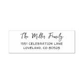 ファミリ名 セルフインキングスタンプ (デザイン)