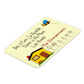 ファミリ名 – ホームのような場所なし マグネット (左側)