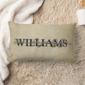 ファミリ名 ランバークッション (ブランケット)