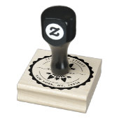 ファミリ名、独自のラウンド差出人住所の作成 ラバースタンプ (スタンプ)