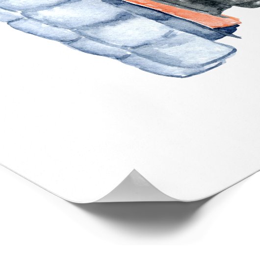 ファミリ名 | Mudroomパーソナライズされたキープサケプリント ポスター (角)