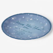 ファミリ団体や組織名を追加Happy New Year 20xx ペーパープレート (アングル)