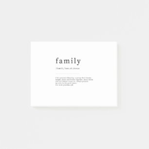 ファミリ定義辞書アートプリント引用文 ポストイット