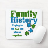 ファミリ履歴パズル マウスパッド (マウス)