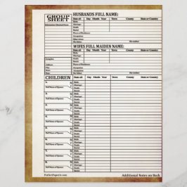 [ファミリ履歴]グループシート