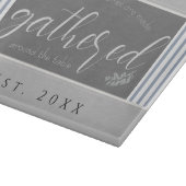 ファミリ引用文の姓Year Est カッティングボード (角)