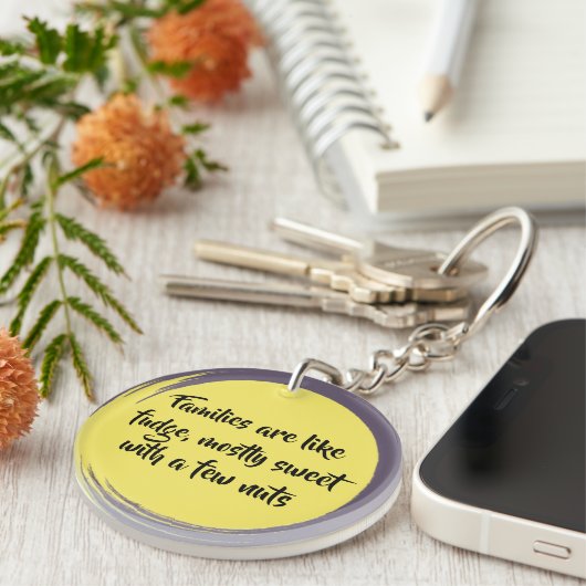 ファミリ引用文 キーホルダー (正面右)