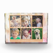ファミリ恵み | 6フォトコラージュ写真ブロック フォトブロック (正面)