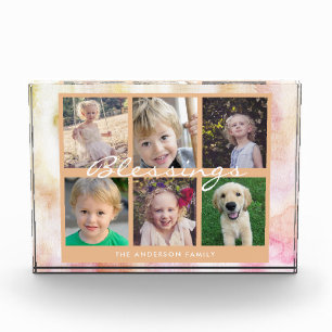 ファミリ恵み   6フォトコラージュ写真ブロック フォトブロック