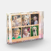 ファミリ恵み | 6フォトコラージュ写真ブロック フォトブロック (左)