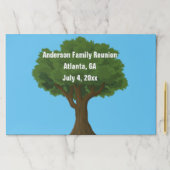 ファミリ懇親会とツリー&文字テンプレート ペーパーパッド (インサイチュ)