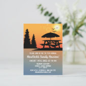 ファミリ懇親会の発表葉書 ポストカード (スタンド正面)