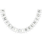 ファミリ懇親会の緑のカスタマイズ バンティングフラッグ (全)