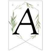 ファミリ懇親会の緑のカスタマイズ バンティングフラッグ (第2の旗)