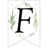 ファミリ懇親会の緑のカスタマイズ バンティングフラッグ (第1の旗)