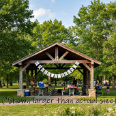 ファミリ懇親会の緑のカスタマイズ バンティングフラッグ