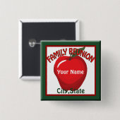 ファミリ懇親会のApple名タグボタン 缶バッジ (正面&裏面)