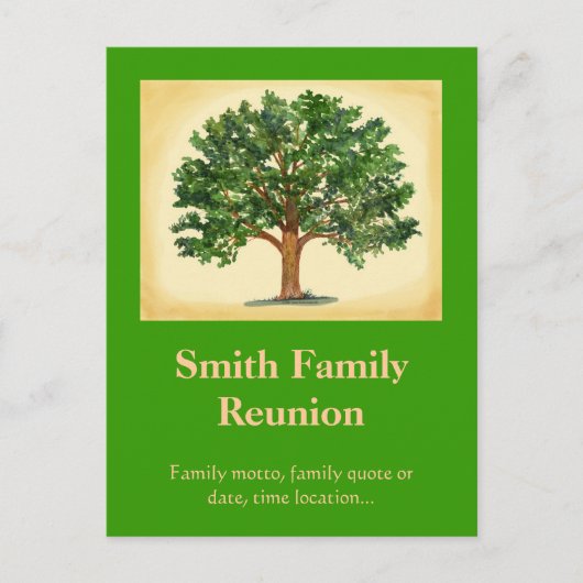 ファミリ懇親会はがき招待… 案内ポストカード (正面)