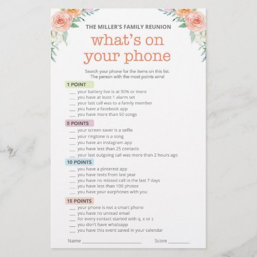 ファミリ懇親会アイスブレーカー2で1ゲーム (正面)