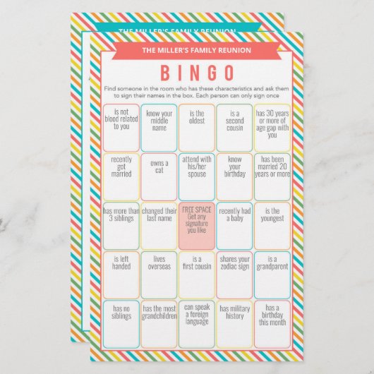 ファミリ懇親会アイスブレーカー2で1ゲーム (正面/裏面)