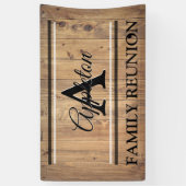 ファミリ懇親会アイディアデザインテンプレートオークバナー 横断幕 (縦)