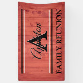 ファミリ懇親会アイディアデザインテンプレート 横断幕 (縦)