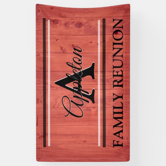 ファミリ懇親会アイディアデザインテンプレート 横断幕 (縦)