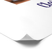 ファミリ懇親会カスタム写真サインインパーティーボード ポスター (角)